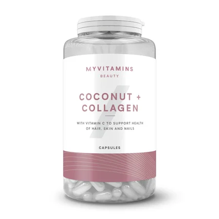 Coconut & Collagen Capsules - 180 CAPSULES - 90Porcja