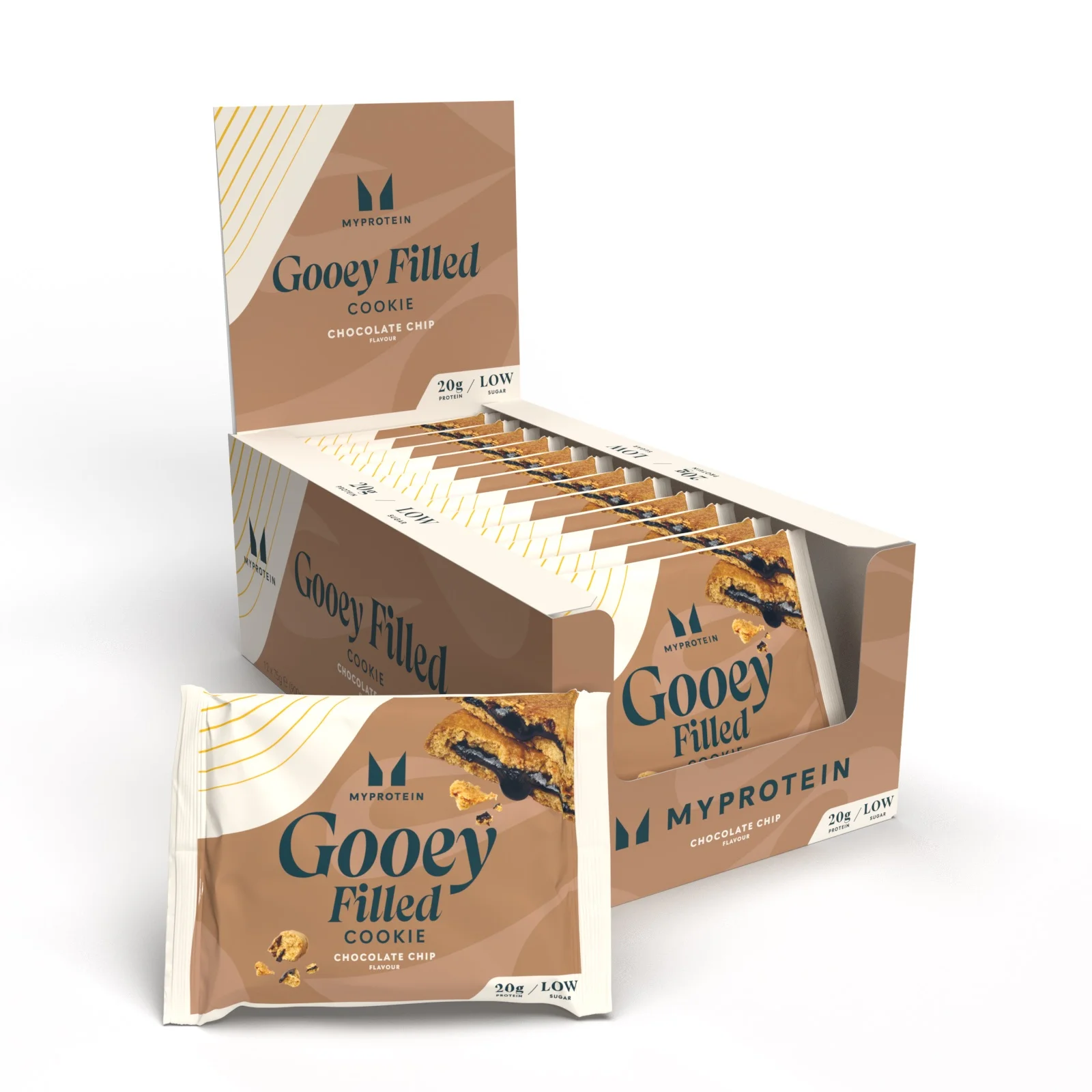 Białkowe Ciasteczko z Nadzieniem - Chocolate Chip Obraz 1