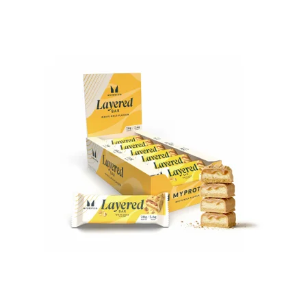 6 Warstwowy Baton Proteinowy - 12 x 60g - White Gold