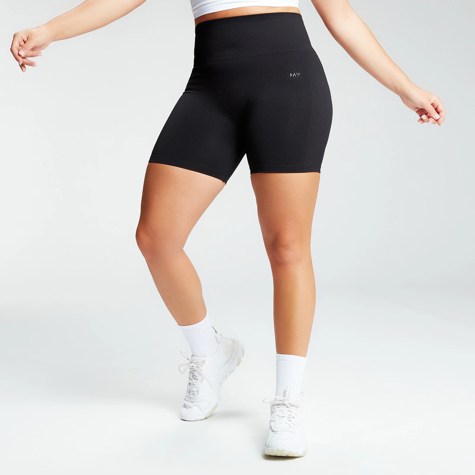 Bezszwowe Spodenki Ultra Cycling Shape - Czarne - XS Obraz 1