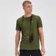Męski T-shirt z krótkim rękawem z kolekcji Performance MP – Army Green/czarny