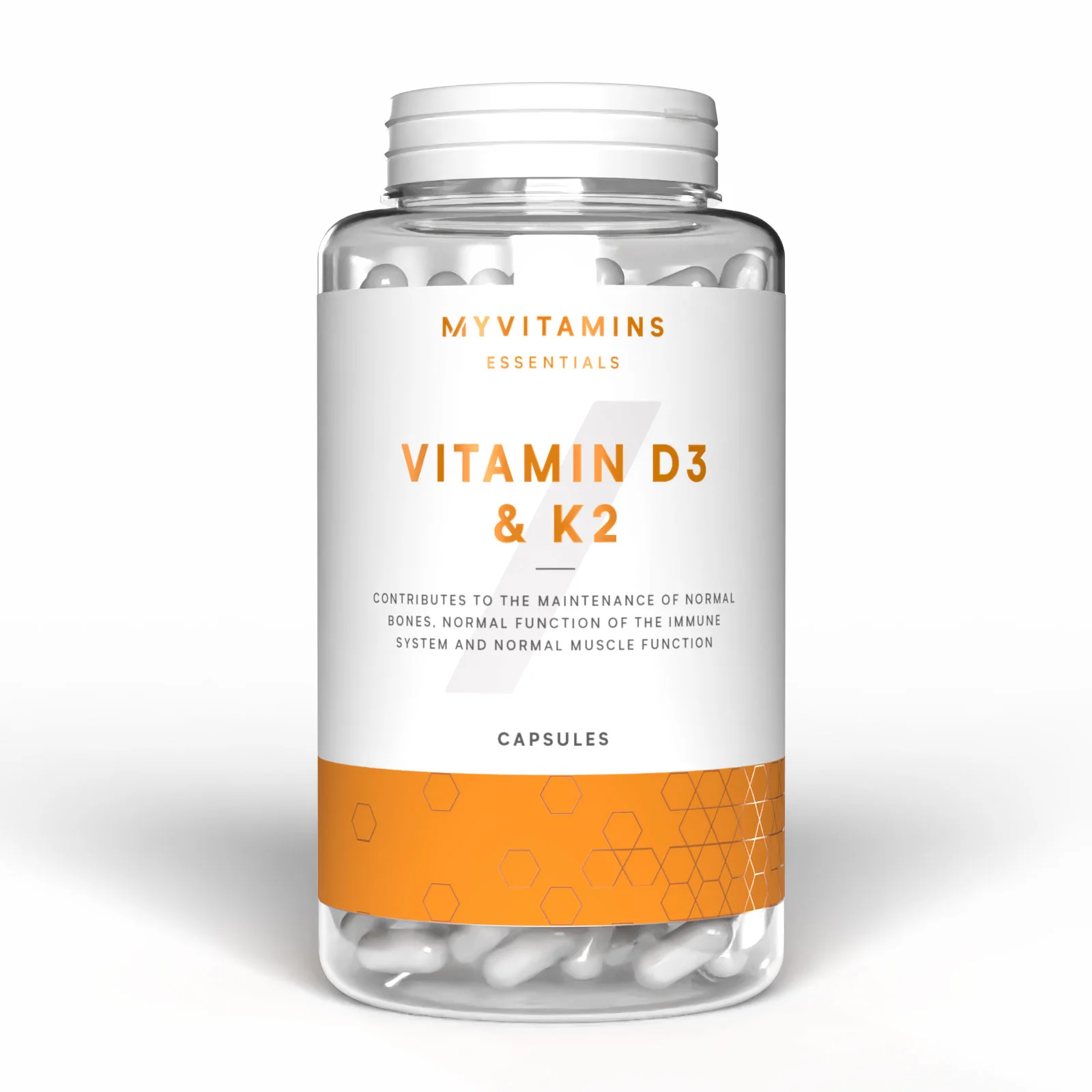 Kapsułki z witaminą D3 i K2 - 90CAPSULES, 90Porcja Obraz 1