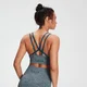 Bezszwowy stanik treningowy z kolekcji Essentials MP – Deep Sea Blue