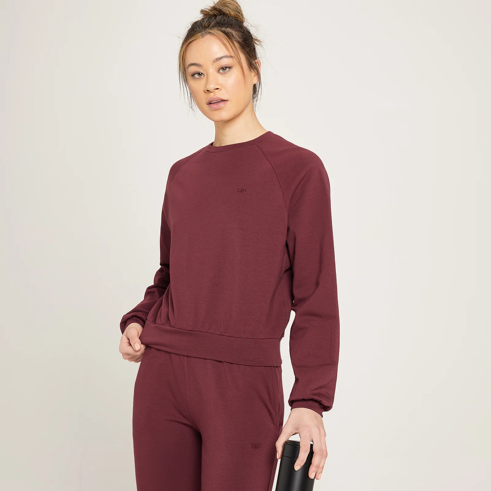 MP Women's Composure Sweatshirt- Washed Oxblood - XXS Obraz 1