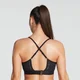Damski stanik sportowy z kolekcji MP Power Ultra – czarny
