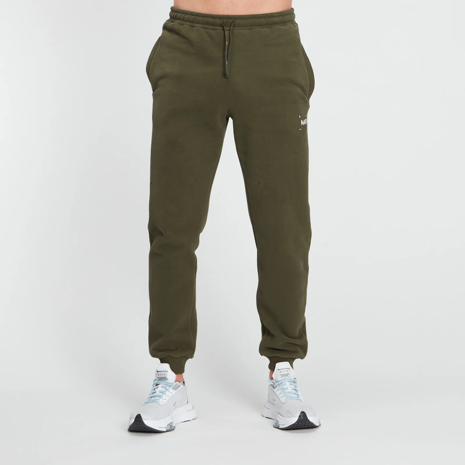 MP Men's Central Graphic Joggers - Dark Olive - XXS Obraz 1