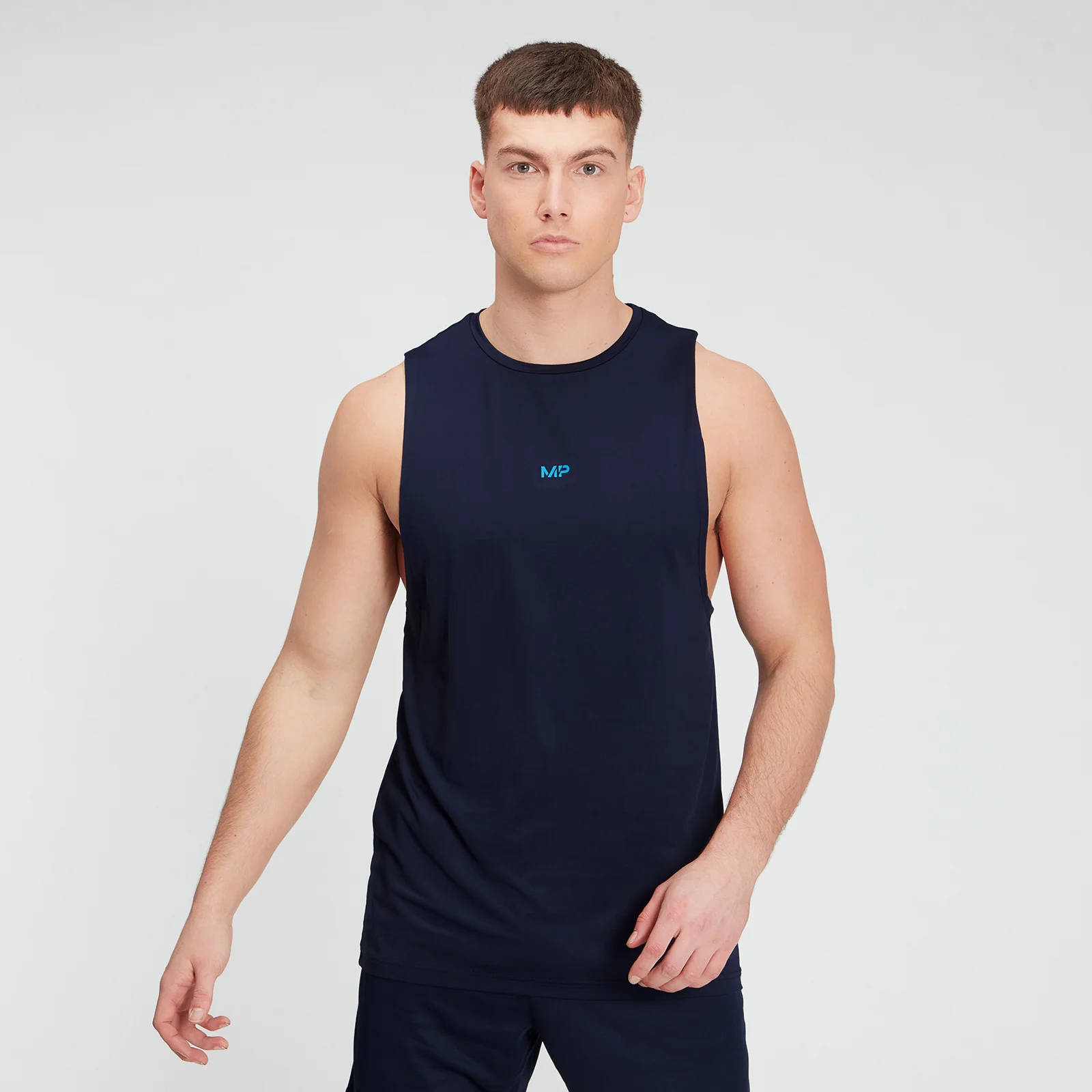 MP Men's Graphic Training Tank - Navy - XXS Obraz 1