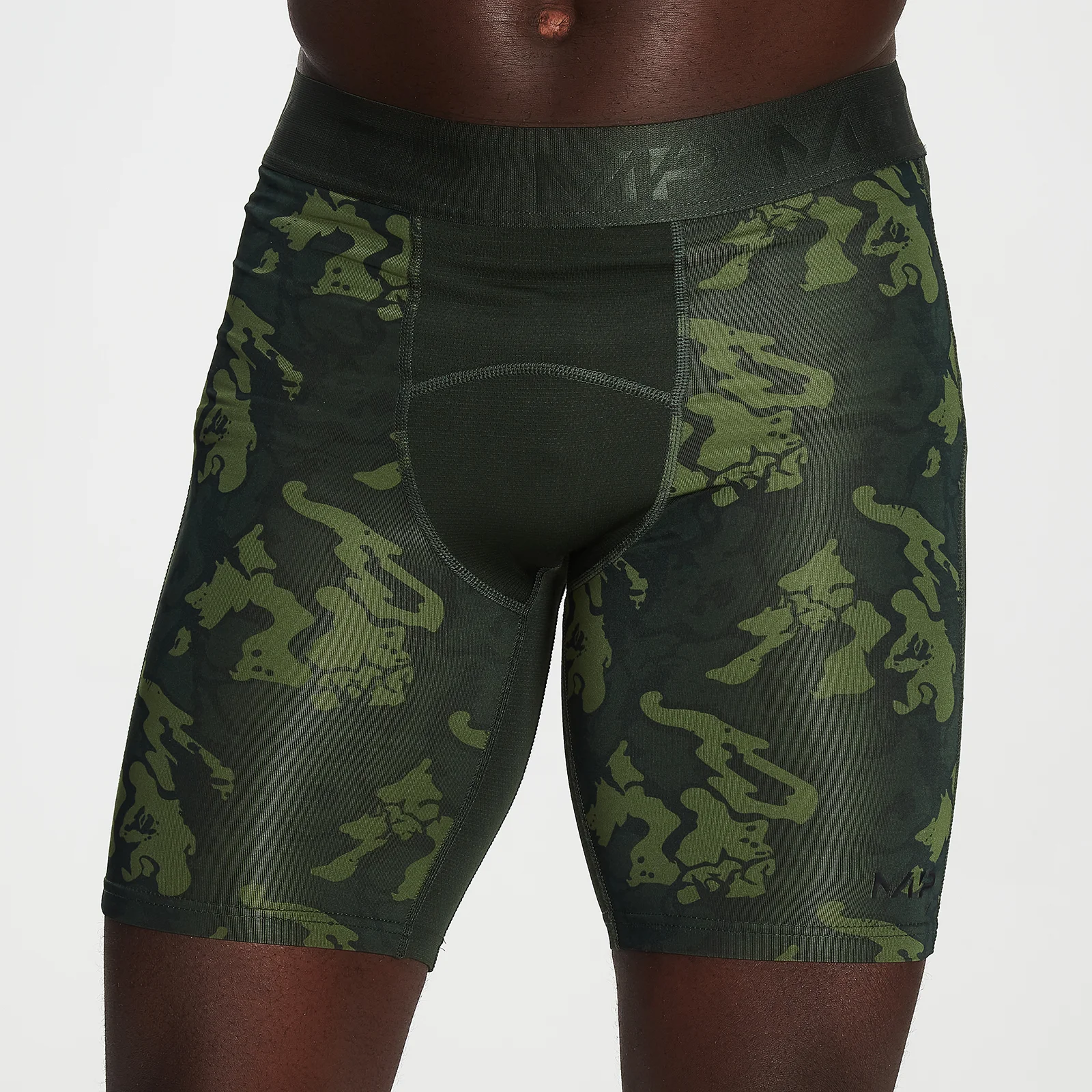 Męskie spodenki Camo Base Layer z kolekcji Adapt – Green Camo - XXS Obraz 1