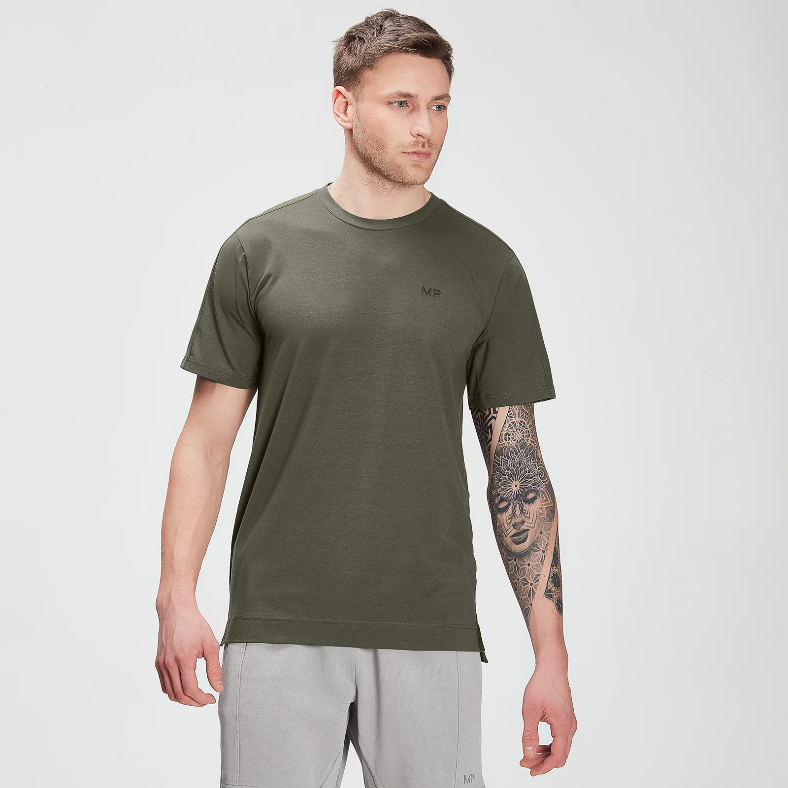 MP Men's Training drirelease® Short Sleeve T-shirt – Dark Olive - XXS Obraz 1