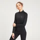 Damska bluza treningowa z suwakiem ¼ z kolekcji MP – czarna