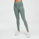 Damskie legginsy z kolekcji Tonal Graphic MP – sprana zieleń