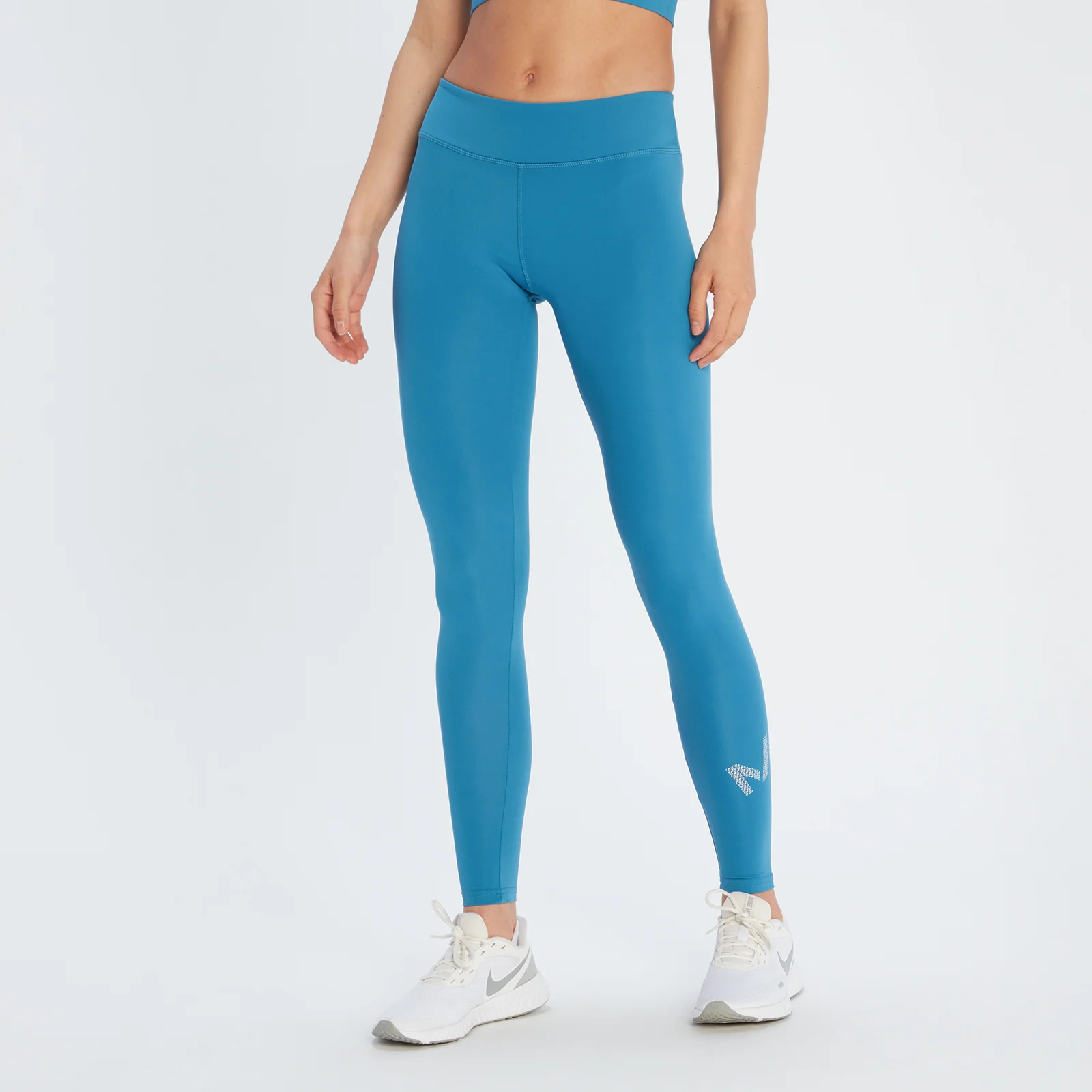 MP Women's Printed Training Leggings - Pilot Blue - XXS Obraz 1