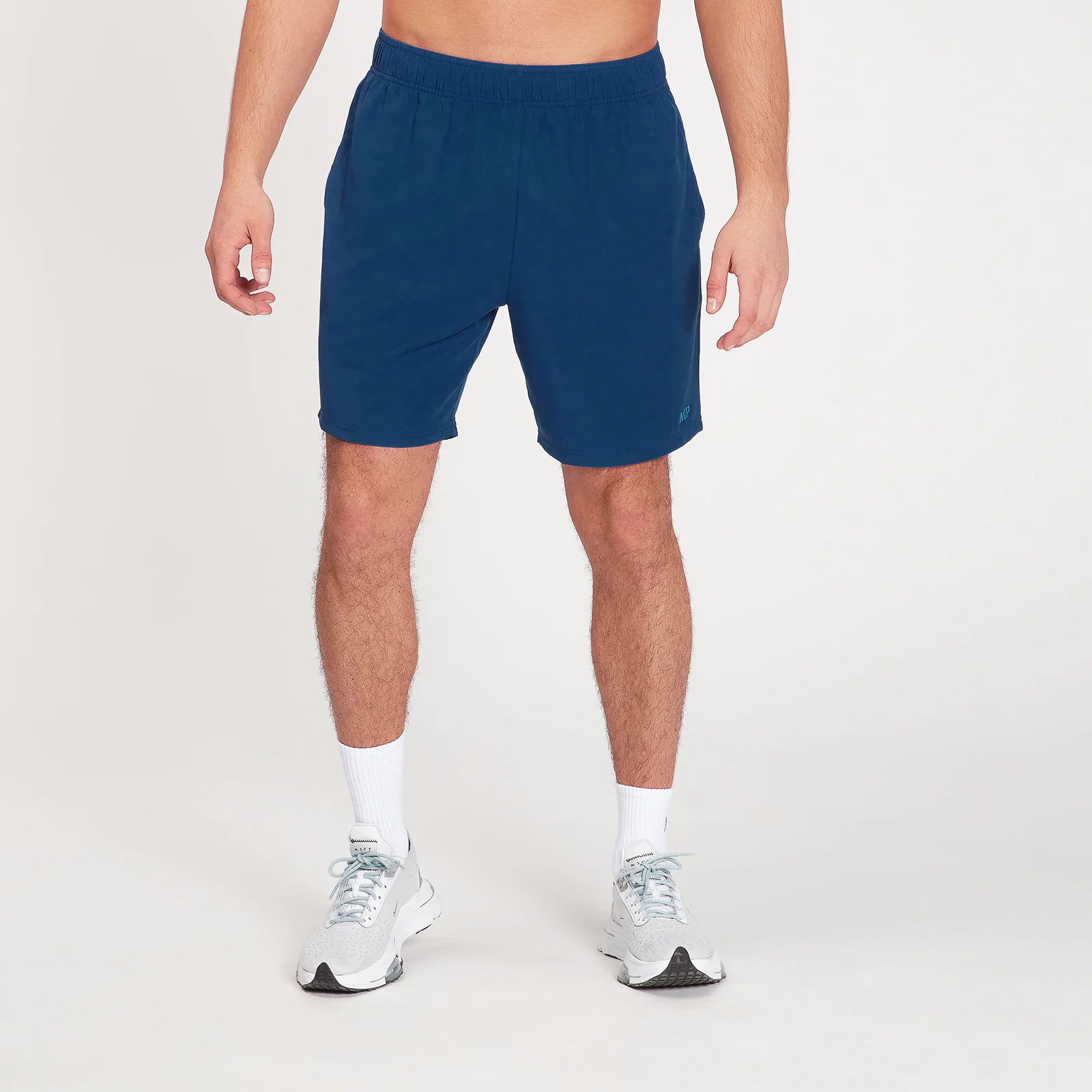 MP Men's Fade Graphic Training Shorts - Dark Blue - XXS Obraz 1