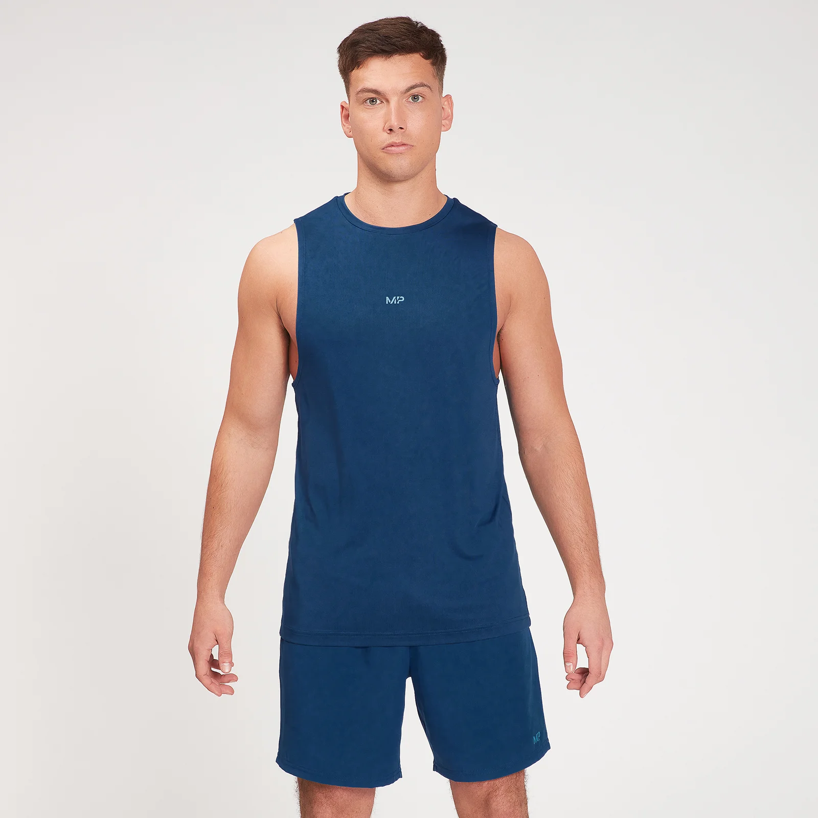 MP Men's Fade Graphic Training Tank - Dark Blue - XXS Obraz 1