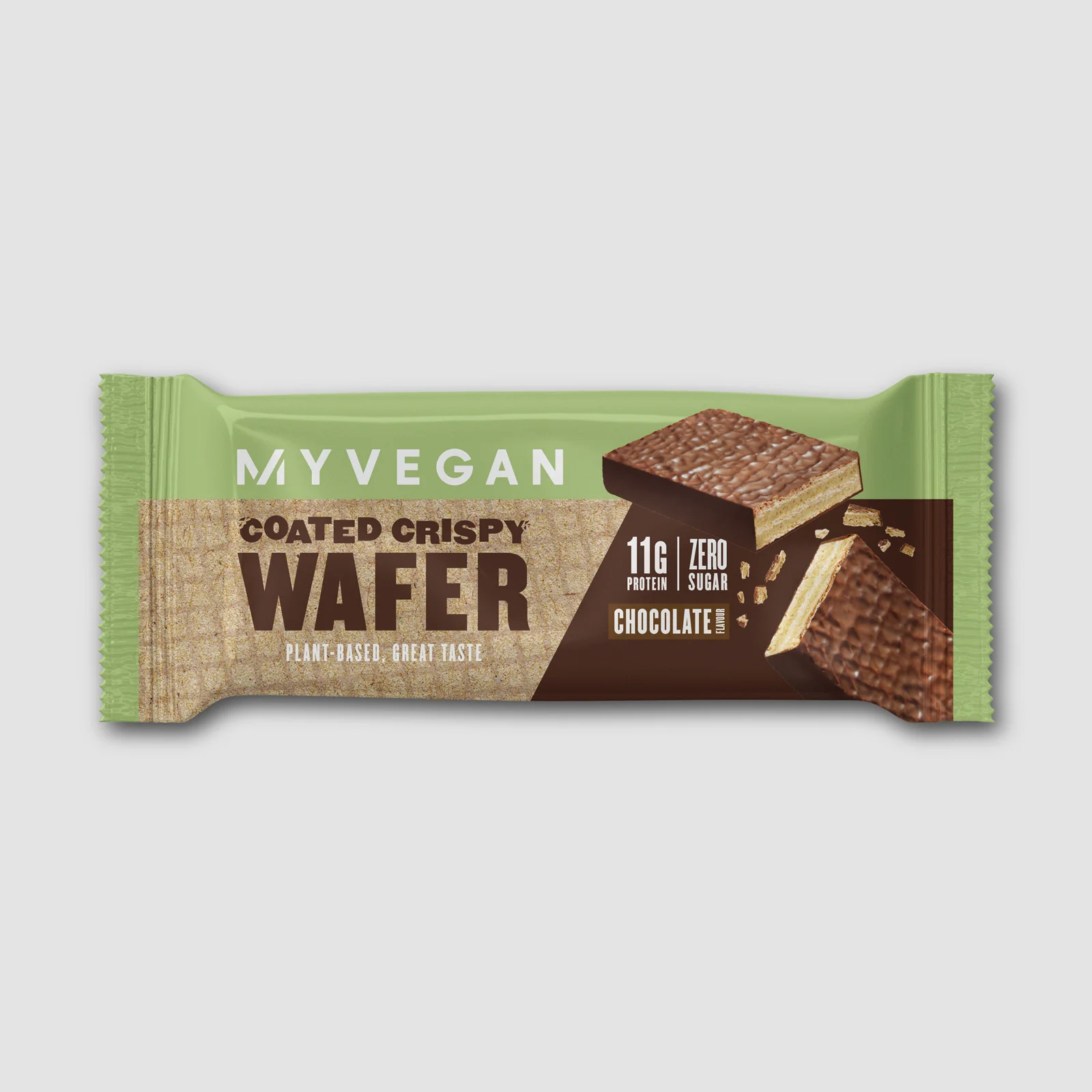 Vegan Coated Crispy Wafer - Czekolada Obraz 1