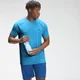Męski T-shirt z krótkimi rękawami z kolekcji Tempo MP – jasnoniebieski