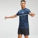 Męski T-shirt z krótkim rękawem z nadrukiem camo z kolekcji MP Adapt – niebieski camo