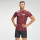 Męski T-shirt z krótkim rękawem z nadrukiem camo z kolekcji MP Adapt – czerwony camo