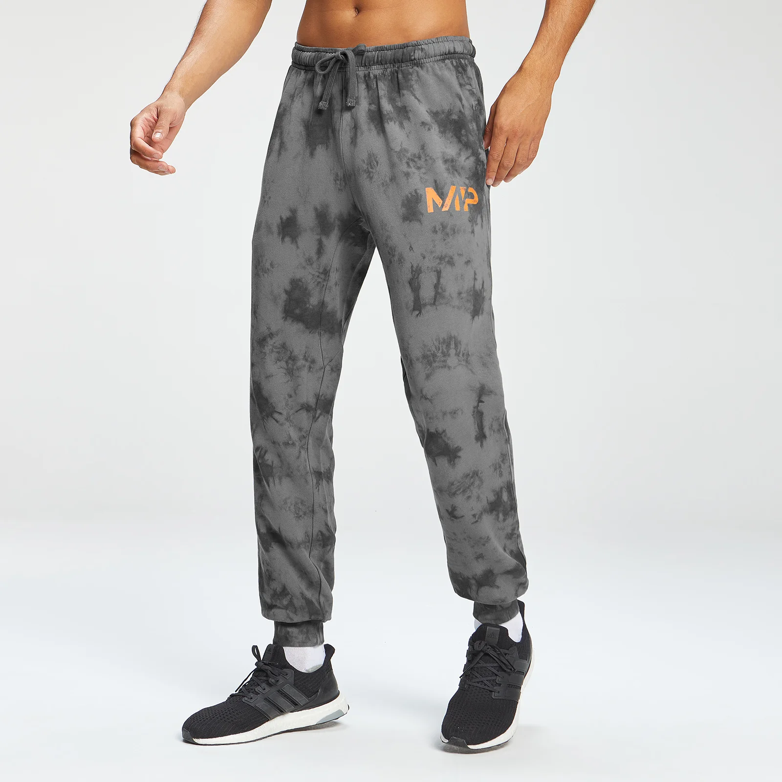 Męskie joggersy tie-dye z kolekcji MP Adapt | Szare/Storm | MP - XXS Obraz 1