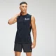 Męski podkoszulek bez rękawów tie-dye z kolekcji Adapt MP – Petrol Blue/czarny