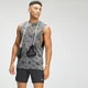 Męski podkoszulek bez rękawów tie-dye z kolekcji Adapt MP – szary/Storm