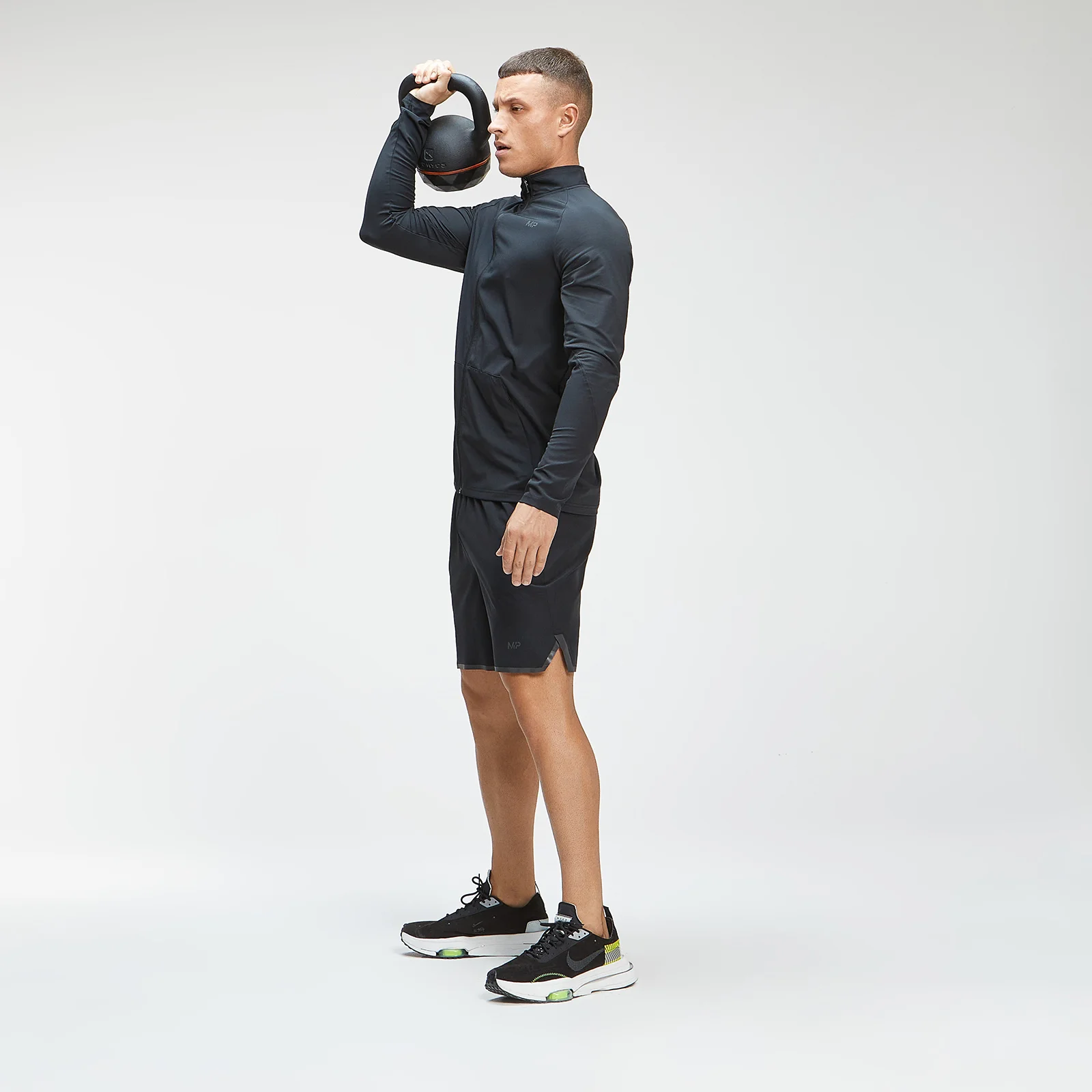 Męskie szorty z kolekcji Tempo MP – czarne - XXS Obraz 1