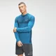 Męska koszulka bezszwowa z długim rękawem z kolekcji Essentials MP – Bright Blue Marl