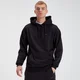 Męska bluza z kapturem w stylu oversize z kolekcji Rest Day MP – sprana czerń