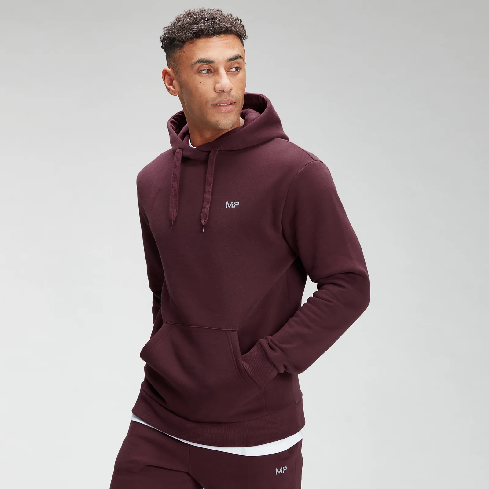 MP Men's Rest Day Hoodie - Port - XXS Obraz 1