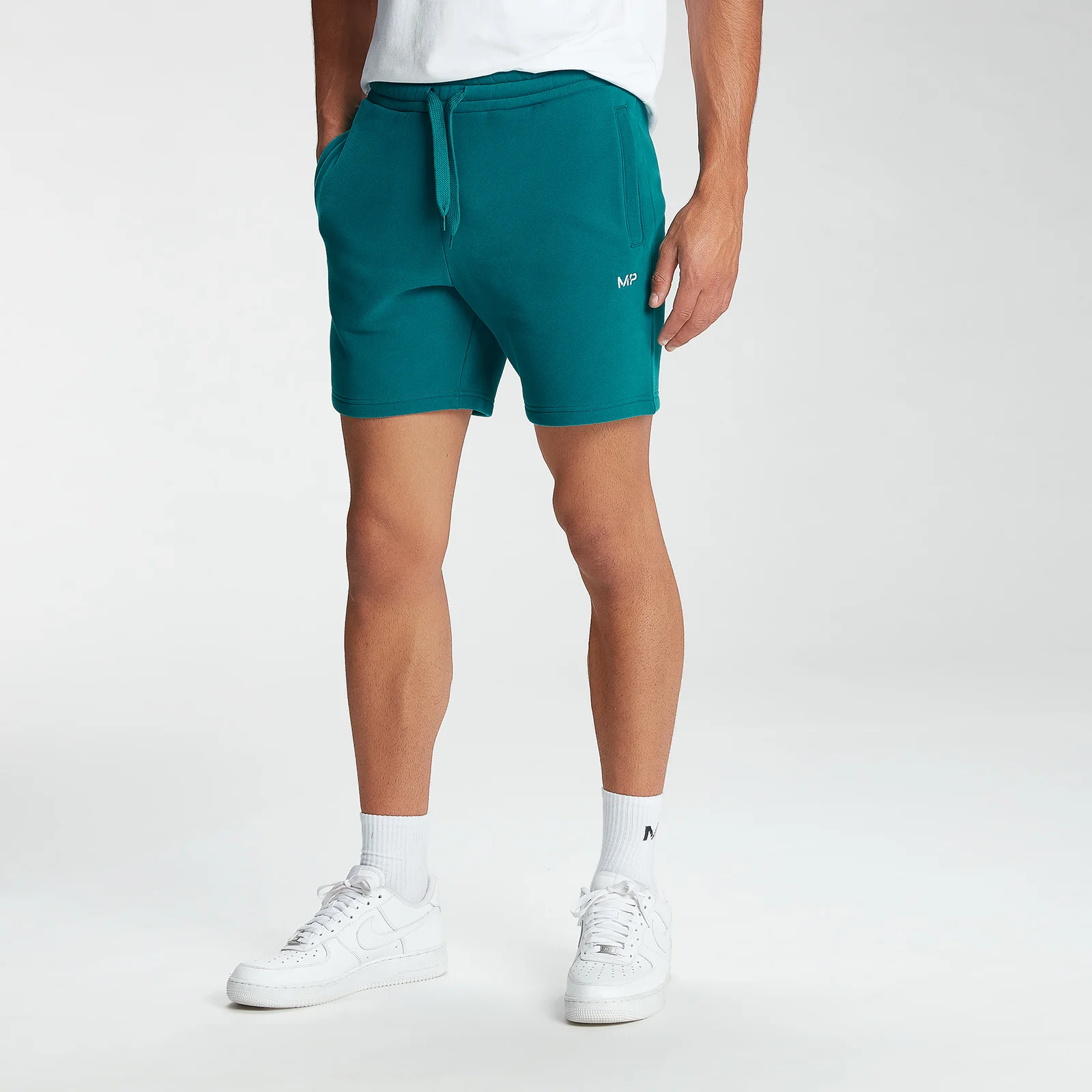 MP Men's Rest Day Sweatshorts - Teal - XXS Obraz 1