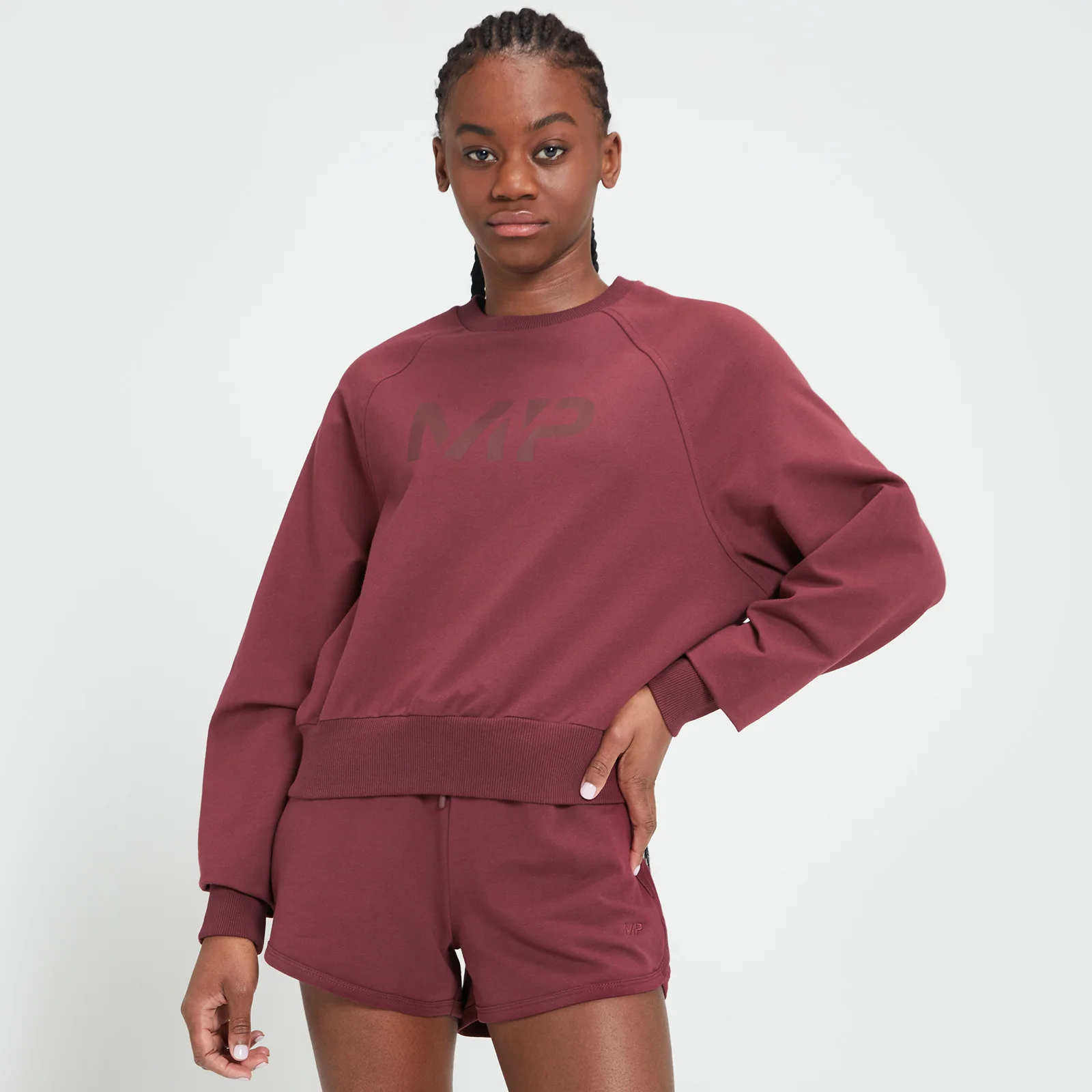 Damska bluza z kolekcji MP Adapt – Merlot - XXS Obraz 1