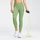Damskie legginsy Repreve® o długości 7/8 z kolekcji Tempo MP – Apple Green