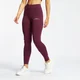 Damskie legginsy z kolekcji MP Mini Mark Graphic – Merlot