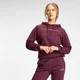 Damska bluza z kapturem z kolekcji MP Mini Mark Graphic – Merlot