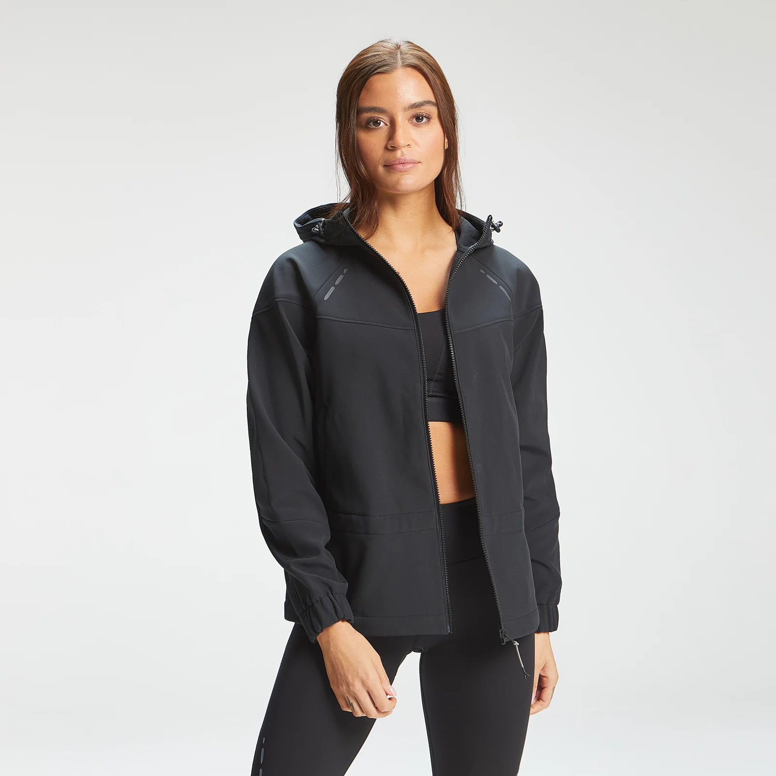 MP Women's Power Ultra Soft Shell Jacket - Black - XXS Obraz 1