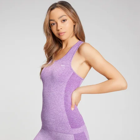 Damska koszulka bez rękawów z kolekcji Curve – Deep Lilac