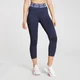 Damskie legginsy z kolekcji MP Curve o długości 3/4 – Dark Galaxy Blue