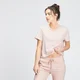 Damski krótki T-shirt z kolekcji Essentials MP – jasnoróżowy