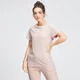 Damski T-shirt z kolekcji Essentials MP – jasnoróżowy