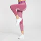 Damskie legginsy z kolekcji MP Curve o długości 3/4 – ciemnoróżowe