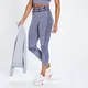 Damskie legginsy z kolekcji MP Curve o długości 3/4 – Galaxy Blue
