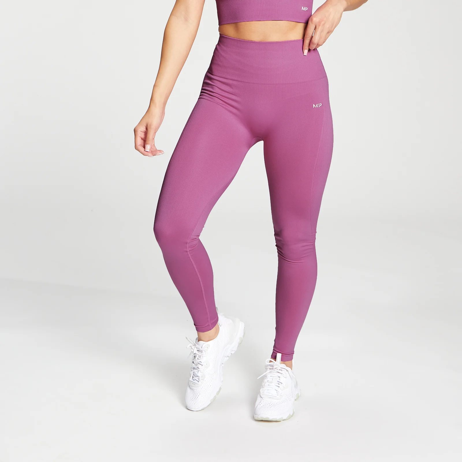 Damskie legginsy bezszwowe z kolekcji Shape MP – Orchid - XXS Obraz 1