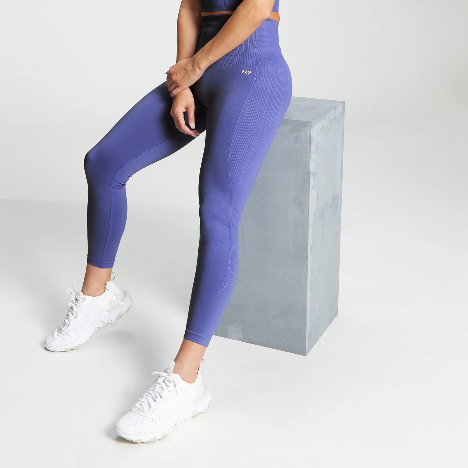 MP Women's Shape Seamless 7/8 Leggings - Bluebell - XXS Obraz 1