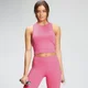 Damski krótki podkoszulek treningowy w stylu racerback z kolekcji Essentials MP – Candyfloss