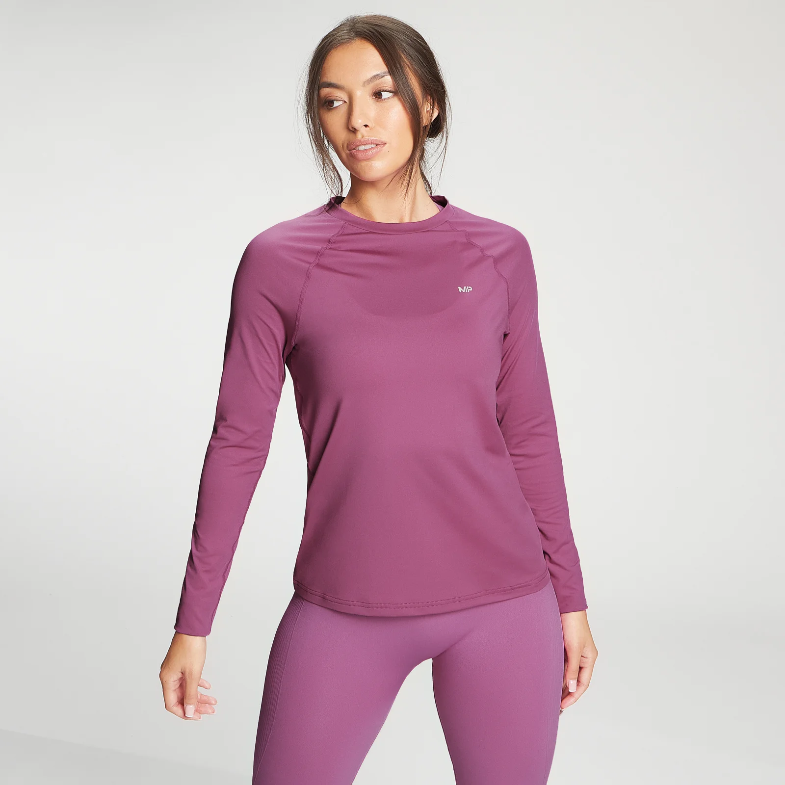 MP Women's Training Slim Fit Long Sleeve Top - Orchid - XXS Obraz 1
