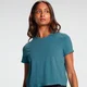 Damski krótki T-shirt z kolekcji MP Training – Ocean Blue