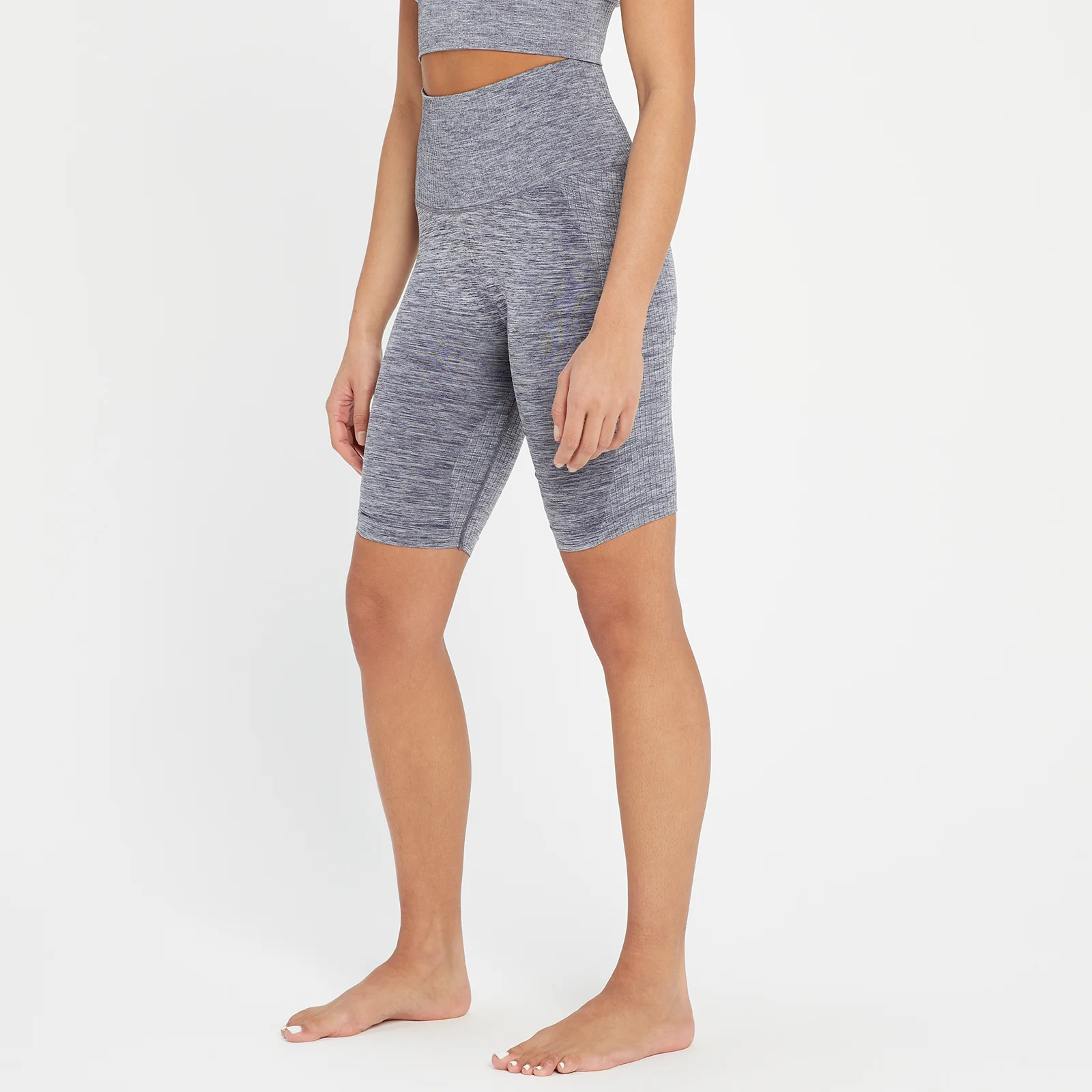 Damskie bezszwowe spodenki rowerowe z kolekcji MP Composure – Galaxy Blue - XXS Obraz 1