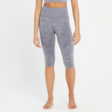 Damskie bezszwowe legginsy Capri z kolekcji MP Composure – Galaxy Blue