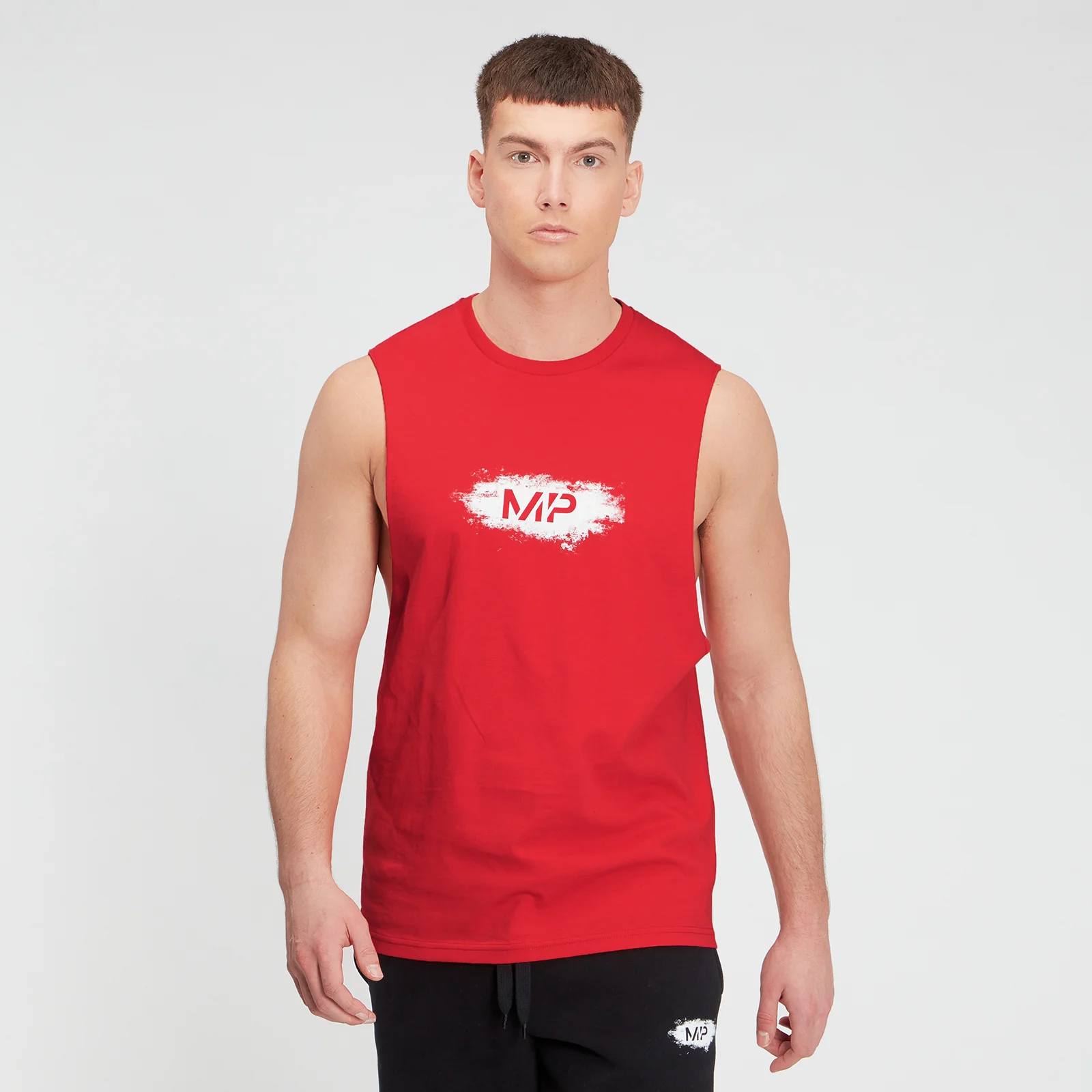 MP Men's Chalk Graphic Tank Top - Danger - XXS Obraz 1