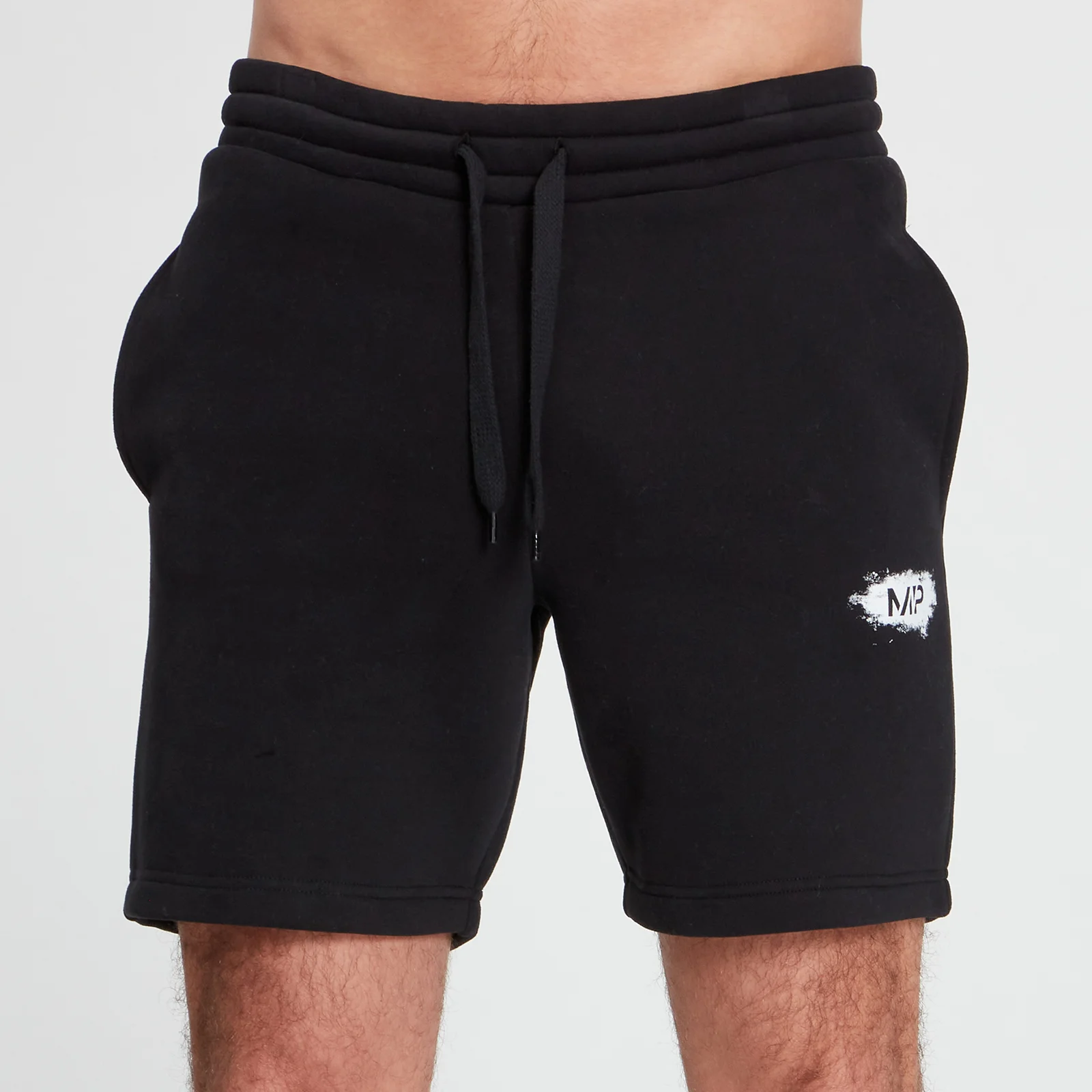 MP Men's Chalk Graphic Shorts - Black - XXS Obraz 1